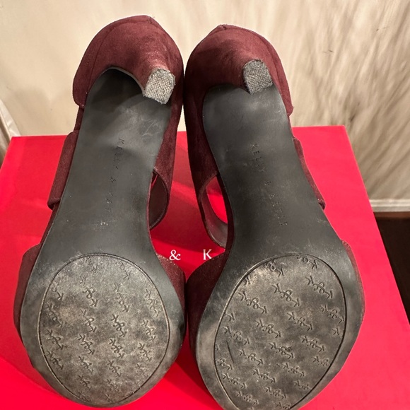 ❤️Katie & Kelly Amari Bordo Strappy Open Toe Back Zipper Sandal - Picture 12 of 16